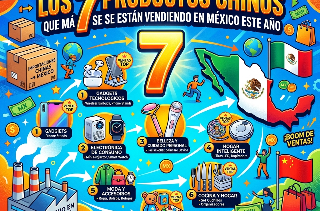 Revelado: Los 7 Productos Chinos que Más Se Están Vendiendo en México Este Año 📊🔥