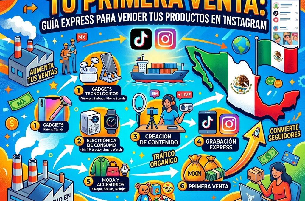 De China a Tu Primera Venta: Guía Express para Vender tus Productos en TikTok e Instagram 📱💰